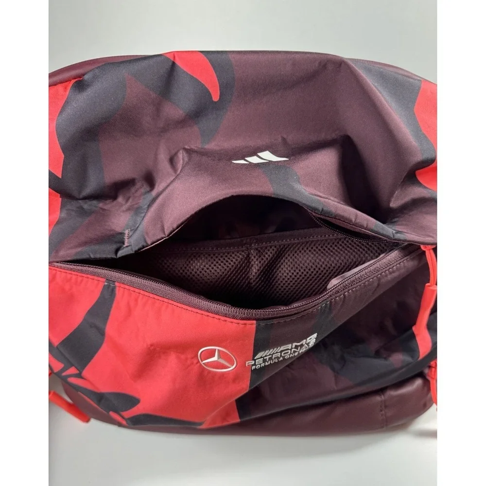 ADIDAS Mercedes Formula 1 Team F1 Summer Pack Crossbody Bag Red *NEW* JY5606 $75